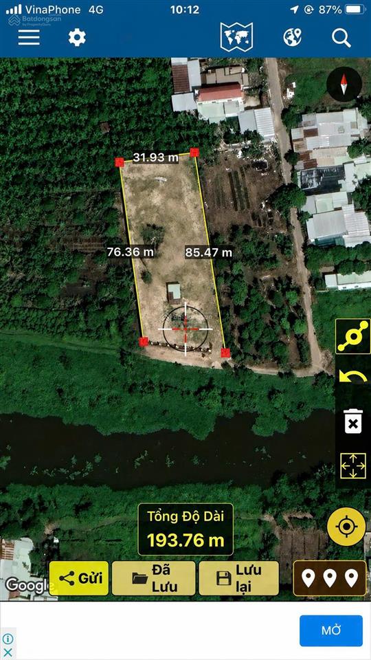 2.757m² mặt tiền sông giáp quận 12, làm nhà vườn hay giữ tài sản đều đẹp