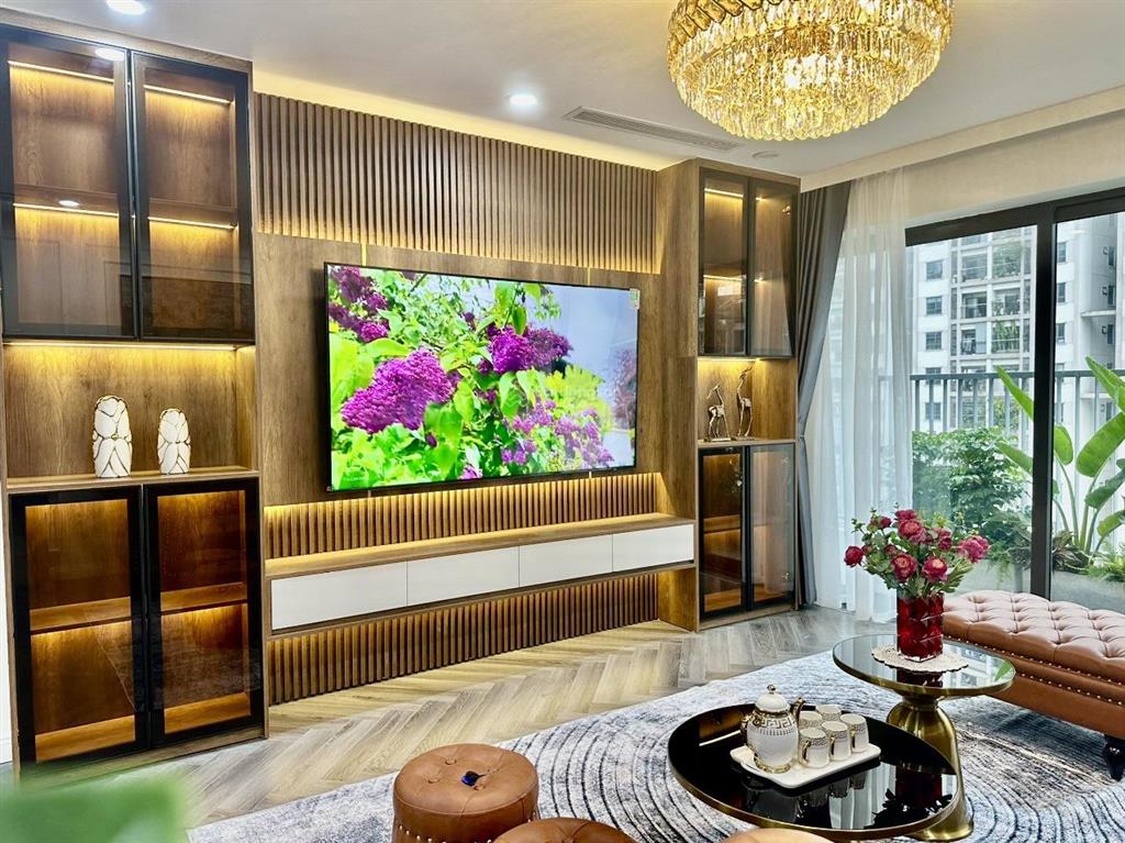 Chính chủ bán căn 3 ngủ 126m2 tại riverside garden, full nội thất , ban công nam, sổ đỏ