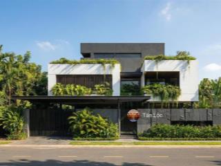 Siêu phẩm villa mặt tiền trực diện sông , an phú, quận 2  hơn 600m2 đất hầm 4 tầng full nội thất