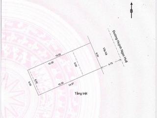 Bán nhà (ngang 6m) mặt tiền đường huỳnh ngọc huệ, gần cù chính lan, đang cho thuê 20 tr/tháng