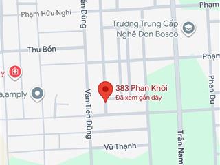 Bán đất mặt tiền đường 10m5 phan khôi thông nguyễn sinh sắc  giá 5,95 tỷ tl