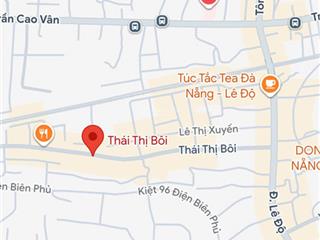 Bán đất (ngang gần 5m) mặt tiền đường 7m5 thái thị bôi, kinh doanh sầm uất, giá 5 tỷ 390 tl