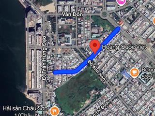 Bán đất mt đường 7m5 hoàng quốc việt, sơn trà, gần sông hàn, giá chỉ 8 tỷ 5 tl