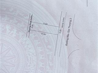 Bán đất mt đường bàu gia thượng 2, gần hồ cẩm lệ, dt 89m2, giá 4 tỷ 9 tl