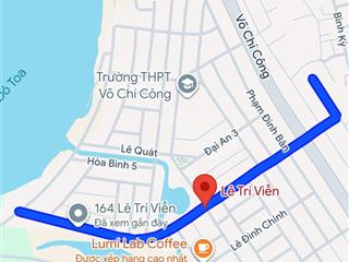 Bán đất mt đường 10m5 lê trí viễn, hòa quý, ngũ hành sơn, trục thông võ chí công, chỉ 5 tỷ 3 tl