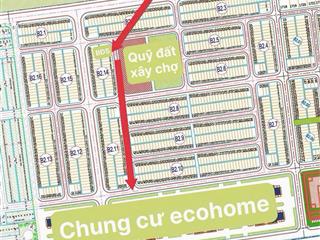 Bán đất mặt tiền đường thạch sơn 6  trục thông vào chung cư ecohome, giá 3 tỷ 550 tl