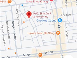 Bán dãy nhà trọ kiệt bình an 7, hải châu, 7pn, thu nhập 15 tr/tháng, giá 4 tỷ 990 tl