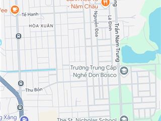 Bán đất mặt tiền đường liêm lạc 3, hòa xuân, gần sông, giá chỉ 4 tỷ 05 tl