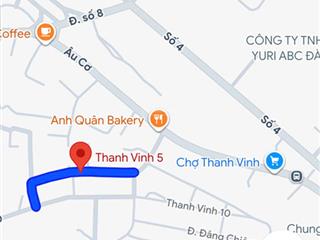Bán nhà mặt phố đường thanh vinh 5, liên chiểu, dt 169m2, giá 4 tỷ 950 tl