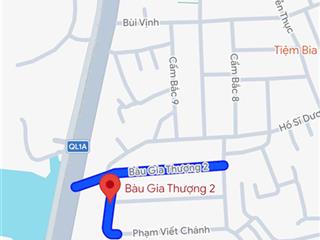Bán đất mặt tiền đường 5m5 bàu gia thượng 2, gần lê đại hành, dt 89m2, giá 4 tỷ 850 tl