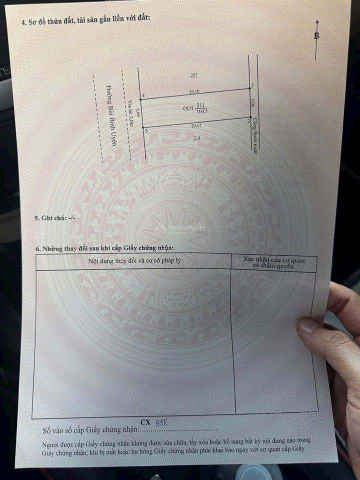 Bán lô đất mt đường bùi bỉnh uyên gần bãi tắm non nước, ngũ hành sơn giá tốt 5,1 tỷ tl
