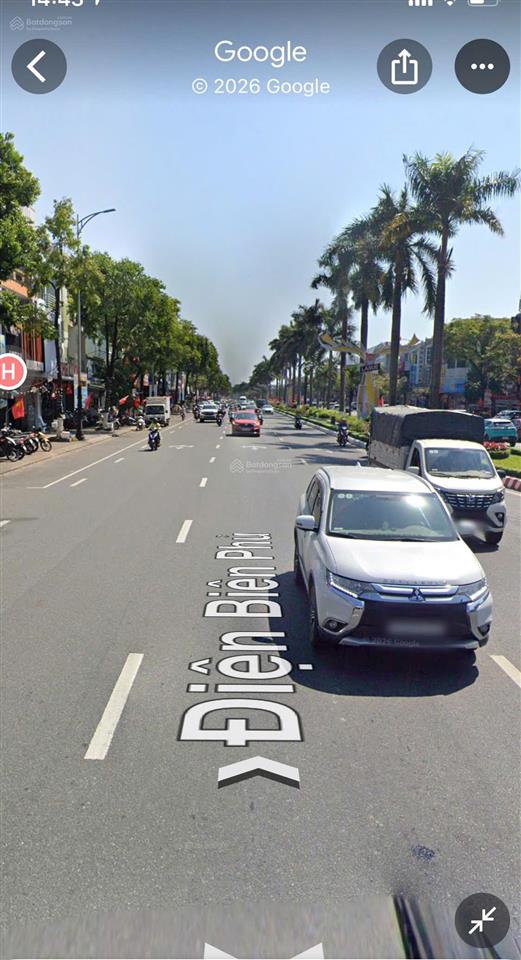 Bán nhà mặt tiền đường điện biên phủ, thanh khê, gần hà huy tập, sân bay đà nẵng, chỉ 10 tỷ 5 tl