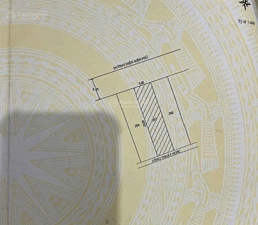 Bán nhà mặt tiền đường điện biên phủ, an khê, dưới chân cầu vượt , dt 5x20m, chỉ 6 tỷ 990 tl