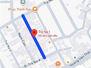 Bán đất mặt tiền trà na 1  liên chiểu  đà nẵng  song song nam cao nối dài, chỉ 3 tỷ 1 tl