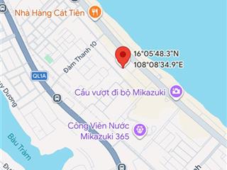 Bán đất (ngang 15m) đường xuân thiều 21, sât biển nguyễn tất thành, chỉ 13.35 tỷ tl