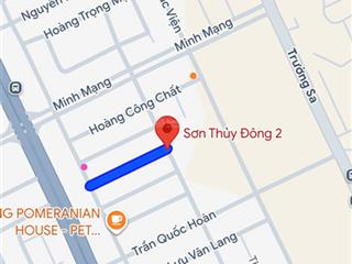 Bán đất biển sơn thủy, mặt tiền đường 7,5m sơn thủy đông 2, cách bãi tắm chỉ 300m