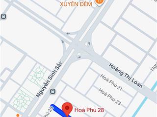 Bán đất mặt tiền đường hòa phú 28 điện âm, khu e kim long trung tâm liên chiểu, chỉ 6 tỷ 4