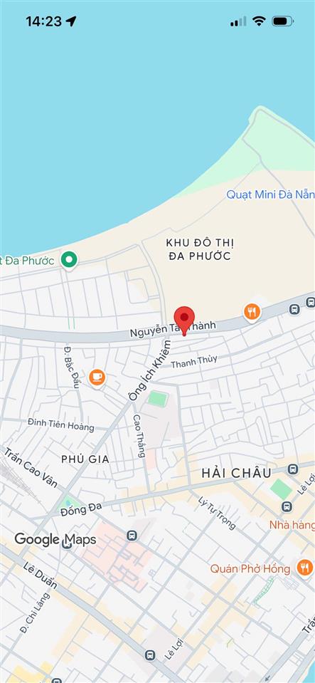 Bán đất 2 mặt tiền đường nguyễn tất thành, hải châu  view biển, dt 10x25m, chỉ 31 tỷ tl