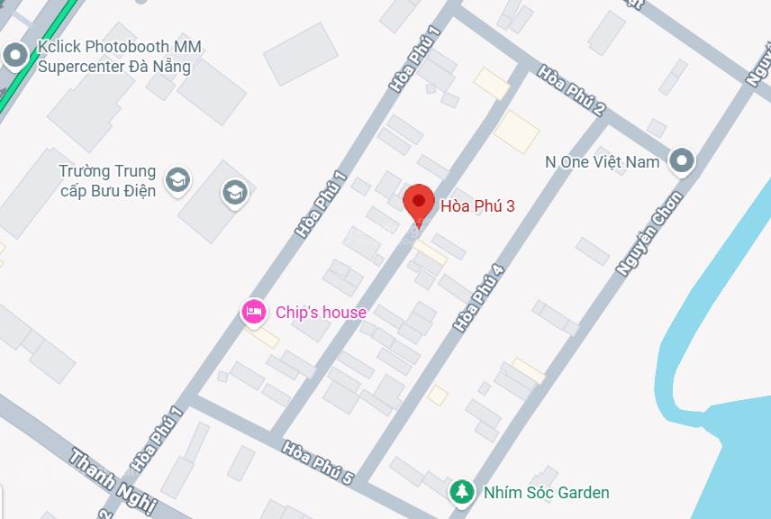Bán đất mặt tiền đường hoà phú 3, gần ubnd phường, liên chiểu, chỉ 5 tỷ 5 tl
