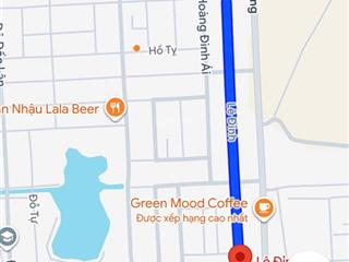 (sát aeon mall hòa xuân)  cần bán lô đất mặt tiền đường lê đỉnh, đà nẵng, giá chỉ 4 tỷ 550 tl