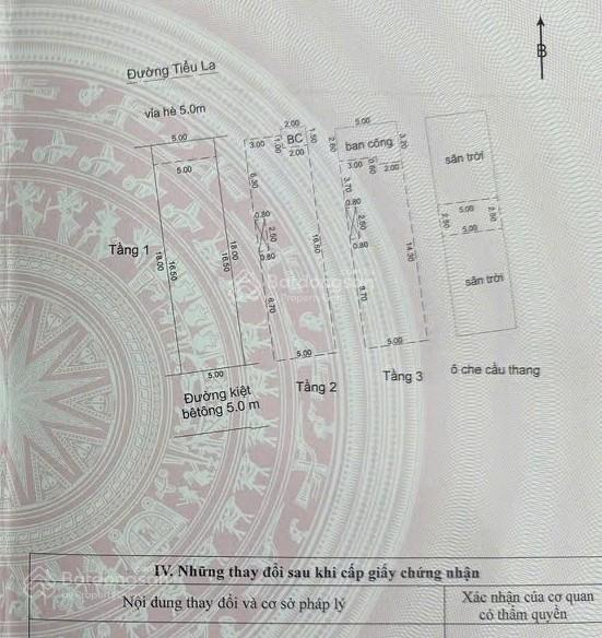 Bán nhà 2 mặt tiền trước sau, 3 tầng đường tiểu la, đối diện sân bóng, dt 90m2, giá 16tỷ150