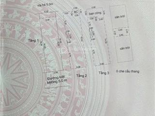 Bán nhà 2 mặt tiền trước sau, 3 tầng đường tiểu la, đối diện sân bóng, dt 90m2, giá 16tỷ150