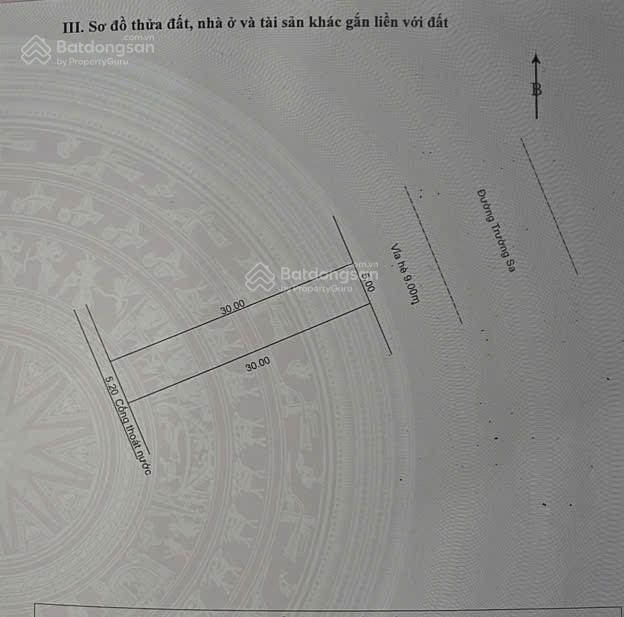 Mặt tiền phố biển đường 15m lề 9m trường sa gần bãi tắm non nước, giá 13 tỷ tl