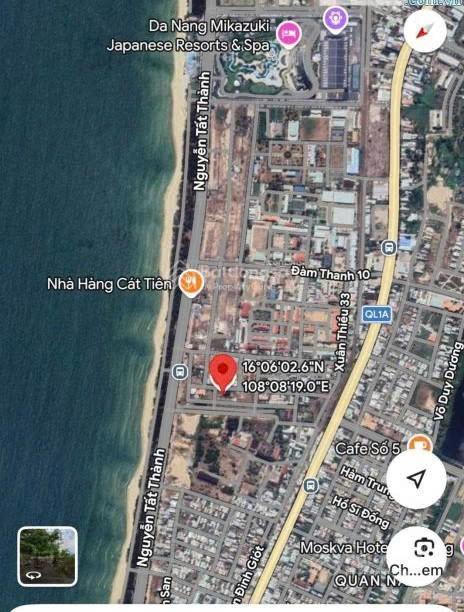 Bán đất mặt tiền đường 7m5 trịnh khắc lập, sát biển nguyễn tất thành, dt 5x20m, giá 5 tỷ tl