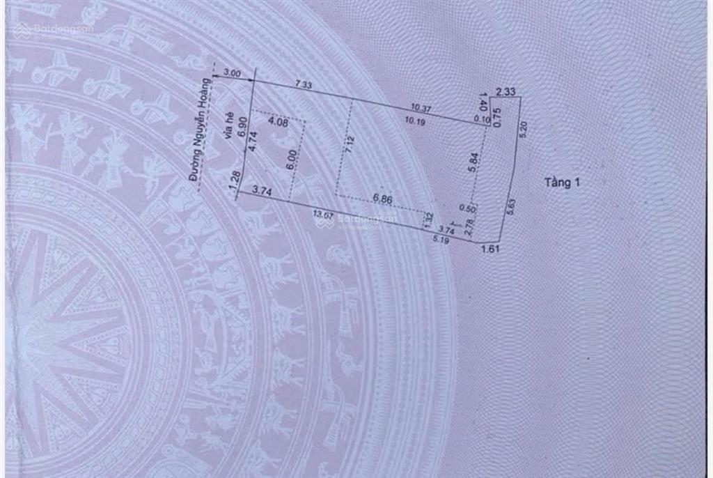 Bán lô đất 171m2 (ngang 8m), mặt tiền đường kinh doanh nguyễn hoàng, giá 17 tỷ tl