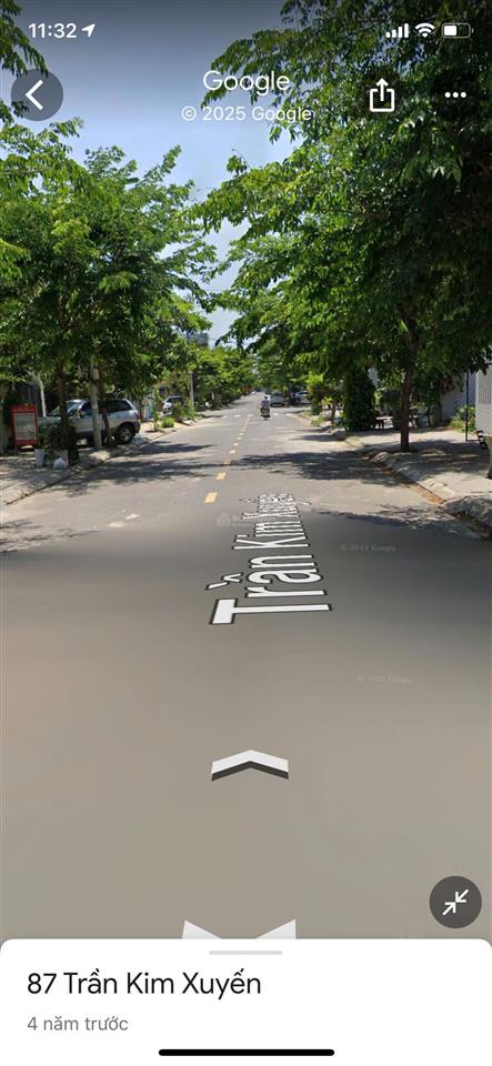 Bán lô đất mt đường trần kim xuyến  hòa xuân  vị trí đẹp chỉ 5 tỷ 6