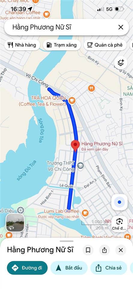 Đất đẹp mặt tiền hằng phương nữ sĩ gần ubnd, chợ, trường học 100m2 ngang 5m  giá 4 tỷ 650 tl