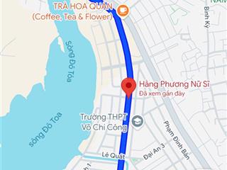 Đất đẹp mặt tiền hằng phương nữ sĩ gần ubnd, chợ, trường học 100m2 ngang 5m  giá 4 tỷ 650 tl