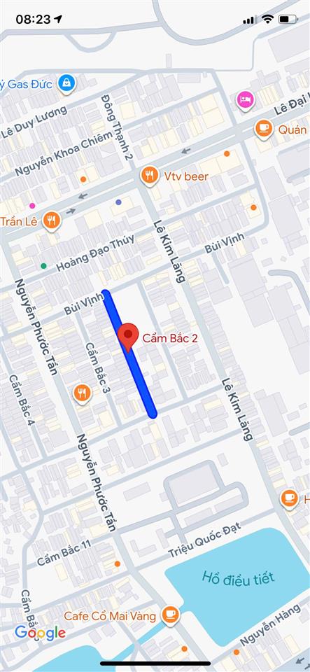 Bán nhà 2 tầng mặt tiền đường 7m5 cẩm bắc 2  gara ô tô trong sân  giá 9,85 tỷ tl