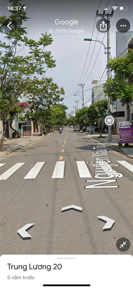 Bán đất mt đường nguyễn mậu tài, đối lưng nguyễn phước lan, gần cầu hòa xuân, chỉ 6,8 tỷ tl