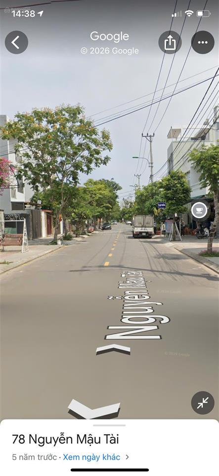 Bán đất mt đường nguyễn mậu tài, đối lưng nguyễn phước lan, gần cầu hòa xuân, chỉ 6,8 tỷ tl