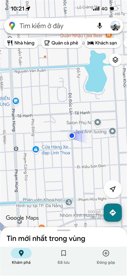 Bán đất mặt tiền đường (10,5m) đô đốc lân, hòa xuân gần trường nguyễn văn thoại, chỉ 5,1 tỷ