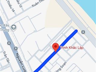 Bán đất mặt tiền đường 7m5 trịnh khắc lập, sát biển liên chiểu, dt 5x20m, giá 4 tỷ 9 tl