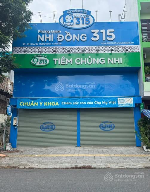 Cho thuê nhà 3.5 tầng mặt tiền đường hà huy tập, thanh khê, dtsd 700m2, gần điện biên phủ