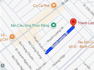 Bán nhà mặt tiền đường thanh lương 17, phường hòa xuân, gần mạc đăng doanh, giá 5 tỷ 250 tl