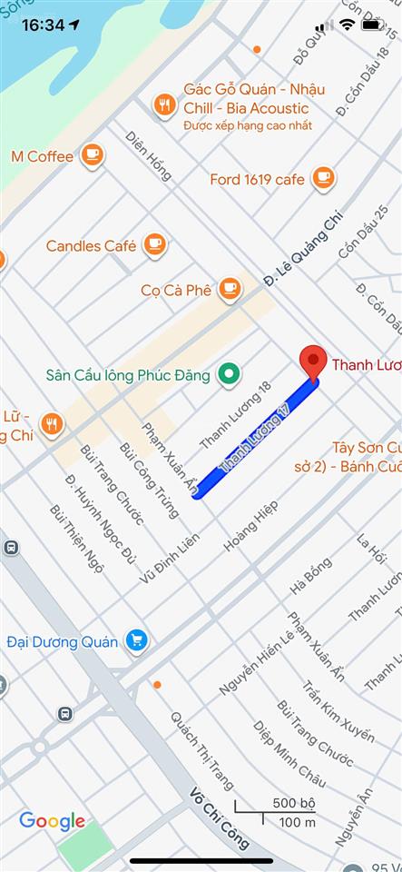 Bán nhà mặt tiền đường thanh lương 17, phường hòa xuân, gần mạc đăng doanh, giá 5 tỷ 250 tl