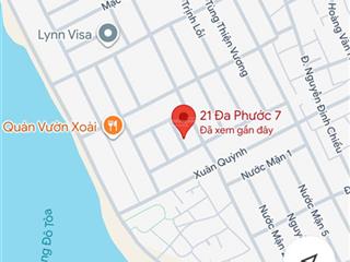 Bán đất đường (7m5) đa phước 7, khu nam việt á, khuê mỹ, ngũ hành sơn, giá chỉ 7 tỷ 5 tl