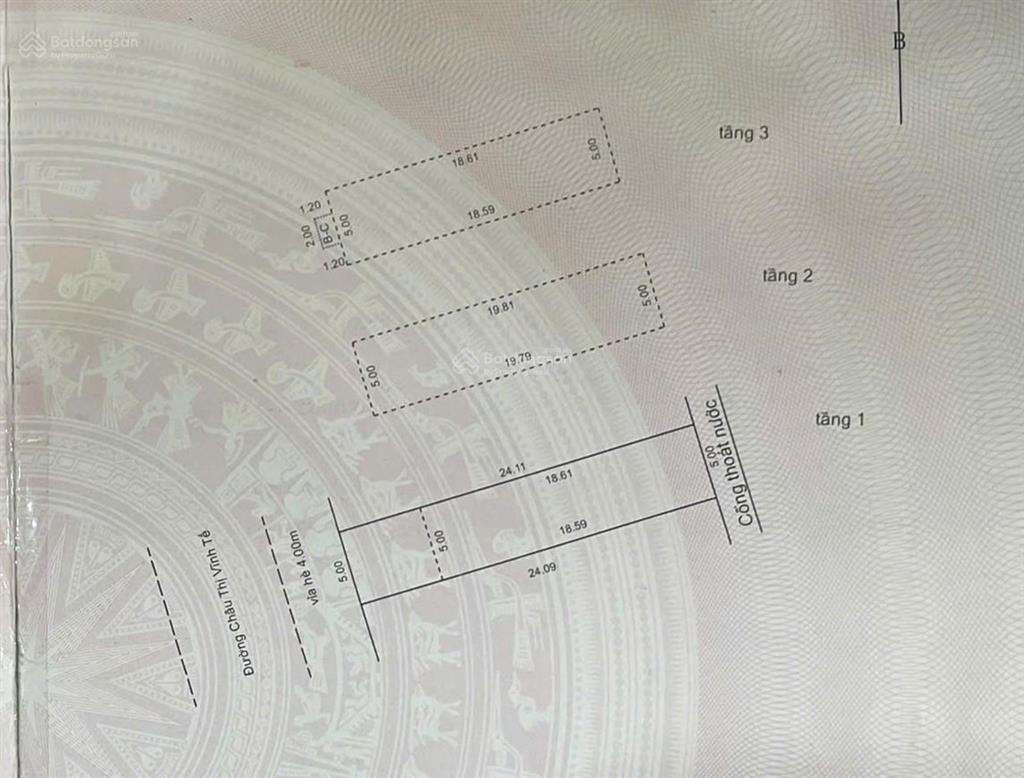 Bán nhà 3 tầng mặt tiền châu thị vĩnh tế, sầm uất, gần ngô thì sỹ và biển mỹ khê, dt 5x24m
