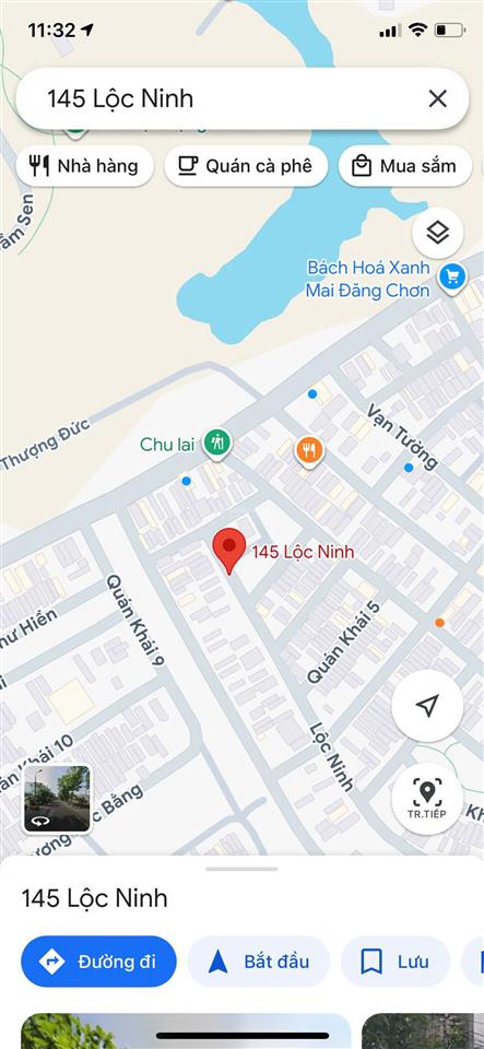 Bán đất mặt tiền đường (7m5) lộc ninh, view công viên ngũ hành sơn, dt 90m2, giá 4 tỷ 3