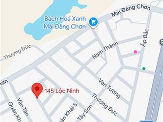 Bán đất mặt tiền đường (7m5) lộc ninh, view công viên ngũ hành sơn, dt 90m2, giá 4 tỷ 3