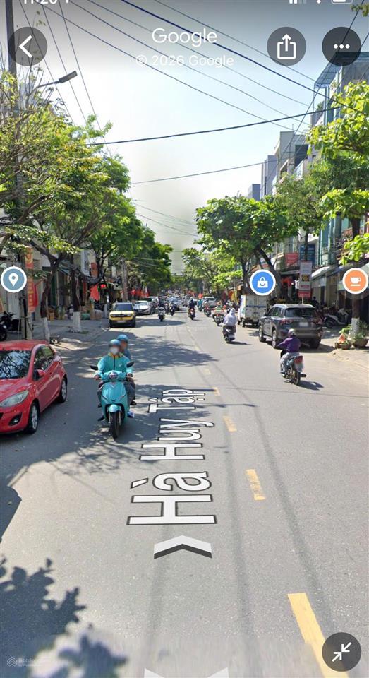 Bán nhà (ngang 6m) 2 tầng mặt tiền đường hà huy tập, gần ngã tư trần cao vân, giá 6 tỷ 550 tl