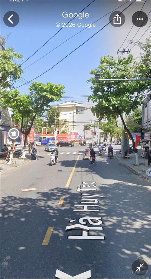 Bán nhà (ngang 6m) 2 tầng mặt tiền đường hà huy tập, gần ngã tư trần cao vân, giá 6 tỷ 550 tl