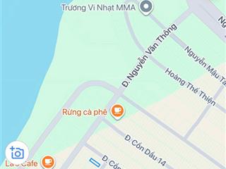 Bán đất mặt tiền cồn dầu 16 sát góc  đối lưng nguyễn văn thông  chỉ 5,9 tỷ