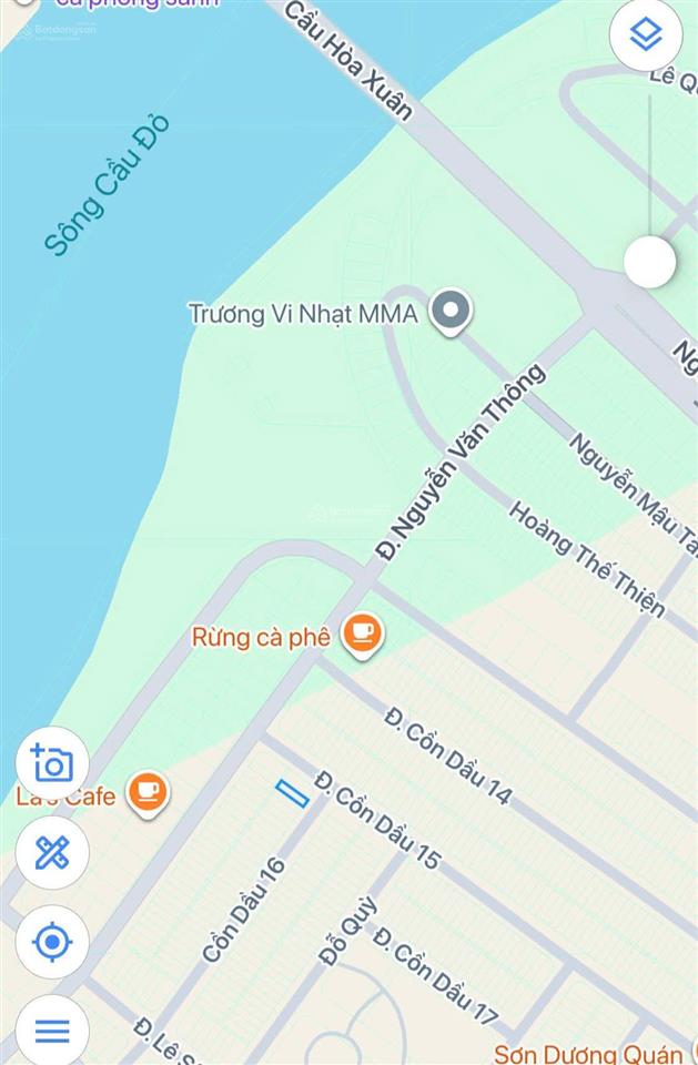 Bán đất mặt tiền cồn dầu 16 sát góc  đối lưng nguyễn văn thông  chỉ 5,9 tỷ