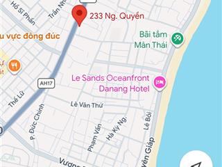Bán đất kiệt ô tô đường ngô quyền, mân thái, sơn trà, cách đường chính 20m, giá 4 tỷ tl