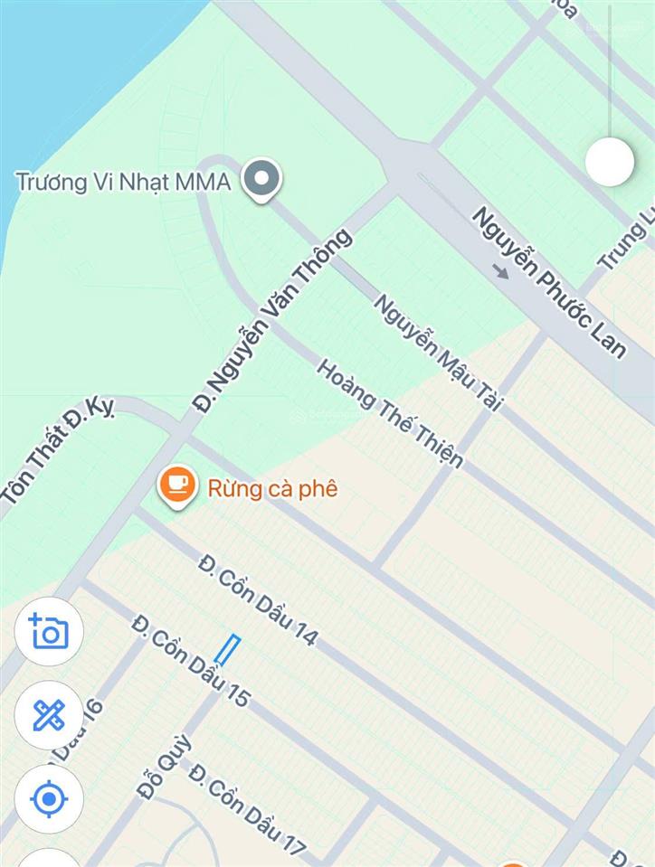 Bán đất mặt tiền đường 7m5 cồn dầu 15, gần cầu hòa xuân và đỗ quỳ giá chỉ 5 tỷ 8